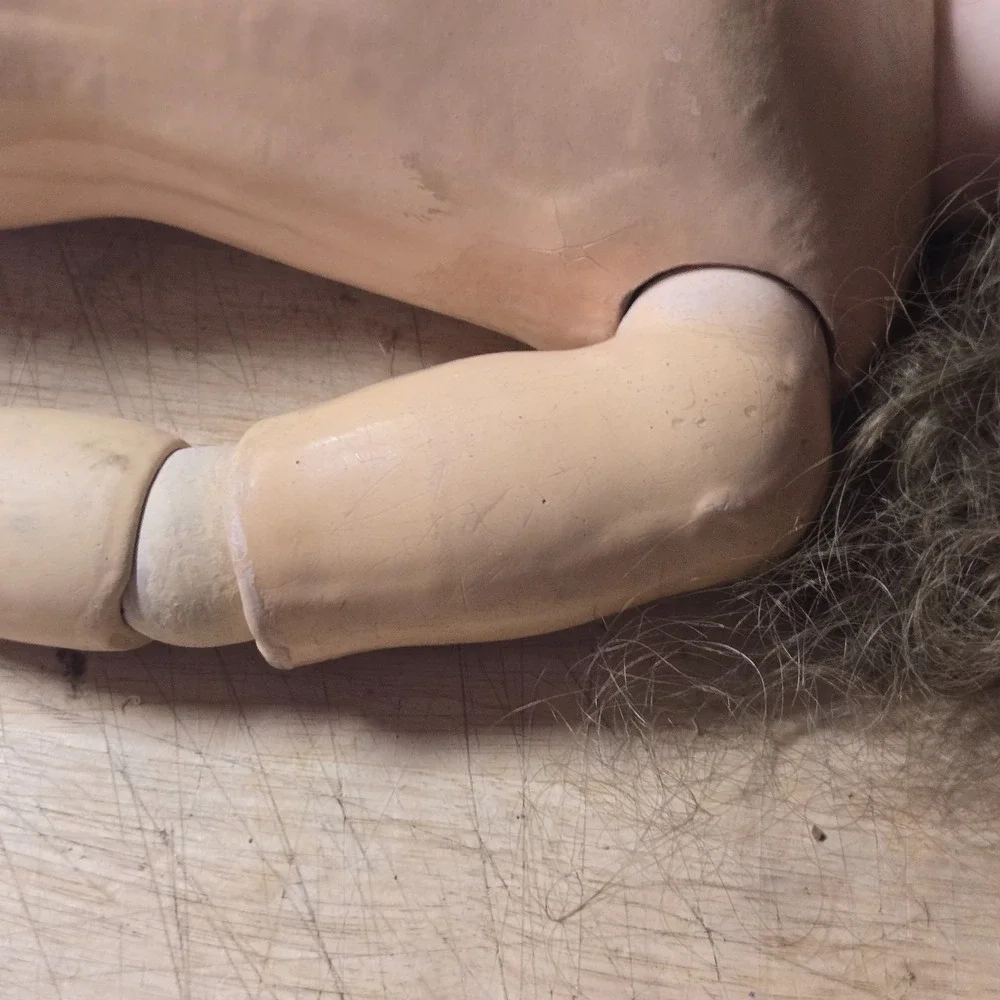 Antique Bisque CM Bergmann Doll Big Life Size 30